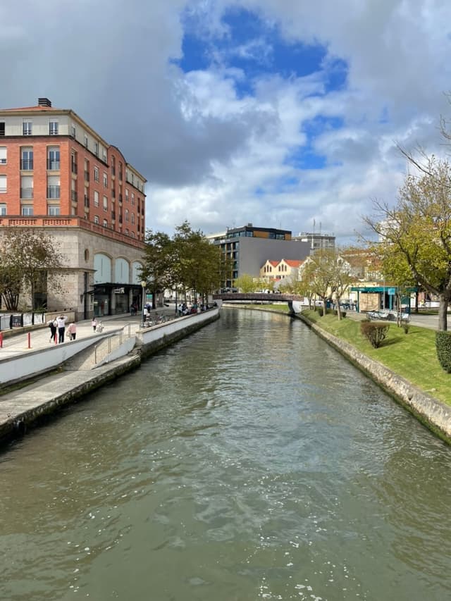 Photos of the landscape in Aveiro, Portugal